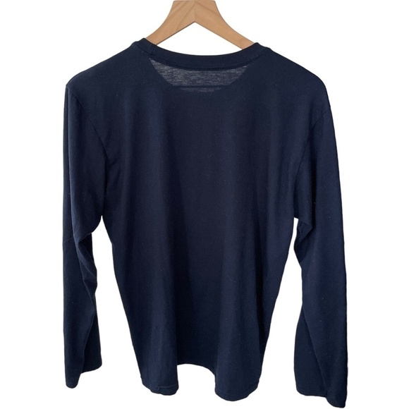 Gildan Duquesne University Physical Therapy Crew Neck Long Sleeve Shirt Navy - Picture 2 of 5